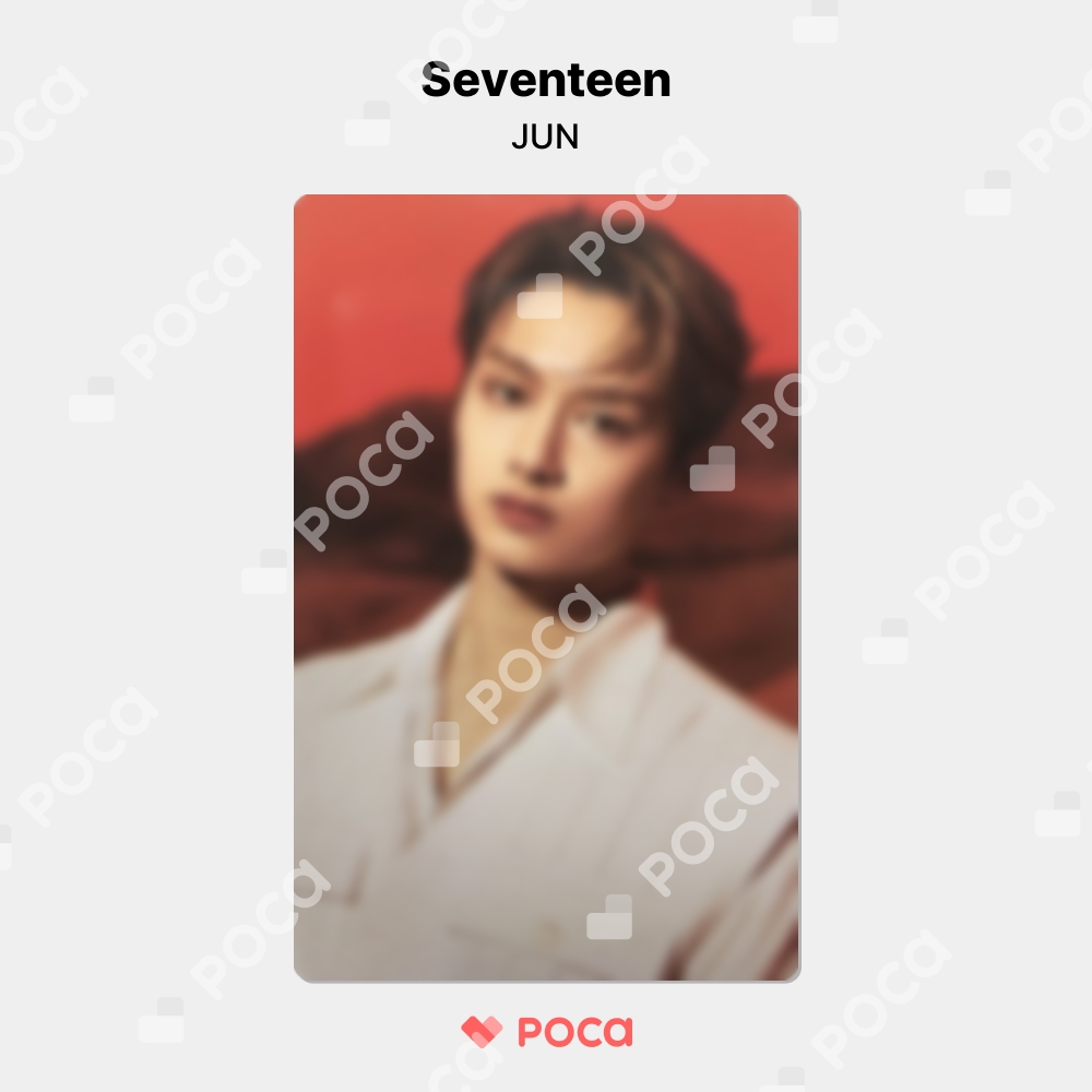 SEVENTEEN Be the sun memorial Card ジュン Seventeen JUN] SEVENTEEN WORLD TOUR [BE THE SUN] Trading